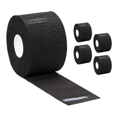 15 Rollos De Papel Cuello Profesional Color Negro Zandokan