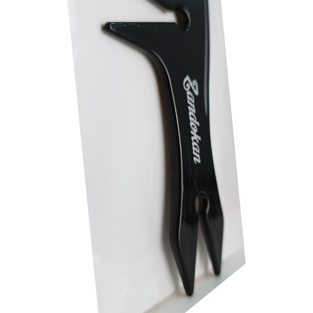Zandokan Peine Texturizado para Barbería Chico, Negro, Mod. ZK-04-0109