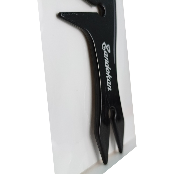 Zandokan Peine Texturizado para Barbería Chico, Negro, Mod. ZK-04-0109