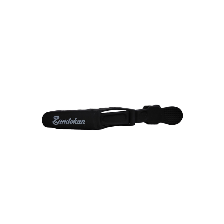 Zandokan Pinzas para Cabello con Diseño Negro Matte, Juego de 6 Piezas, peluquería, Barbería