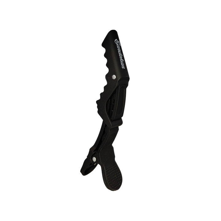 Zandokan Pinzas para Cabello con Diseño Negro Matte, Juego de 6 Piezas, peluquería, Barbería