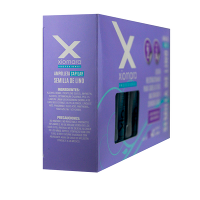 Ampolletas XIOMARA Semillas de Lino 12 PZ