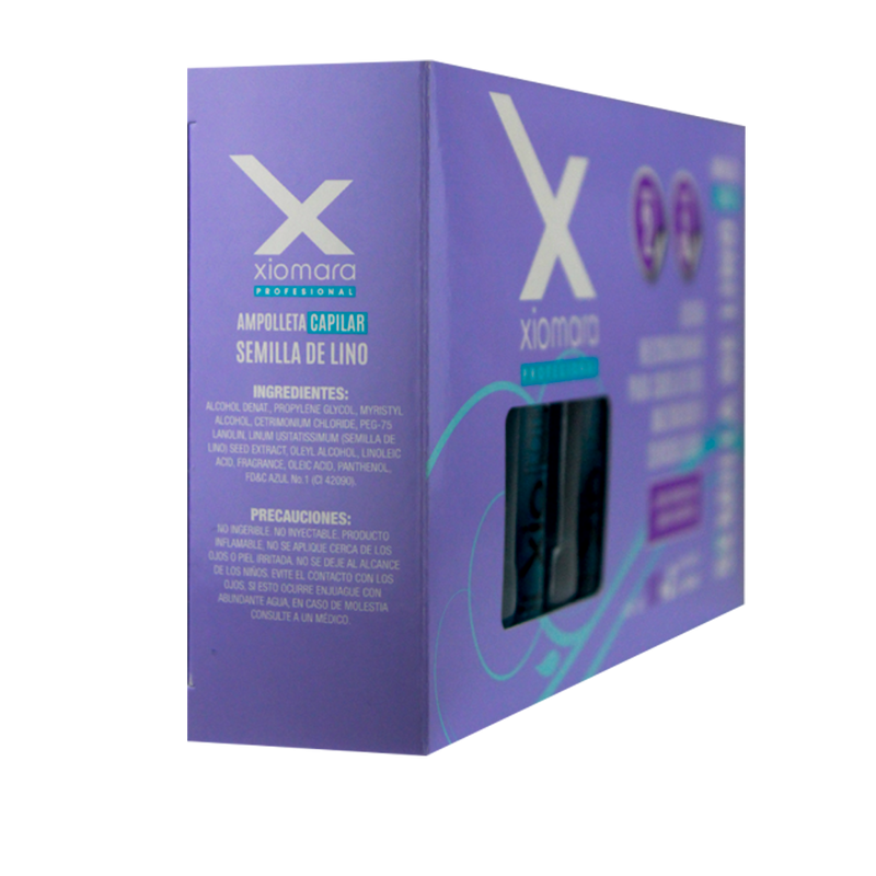 Ampolletas XIOMARA Semillas de Lino 12 PZ