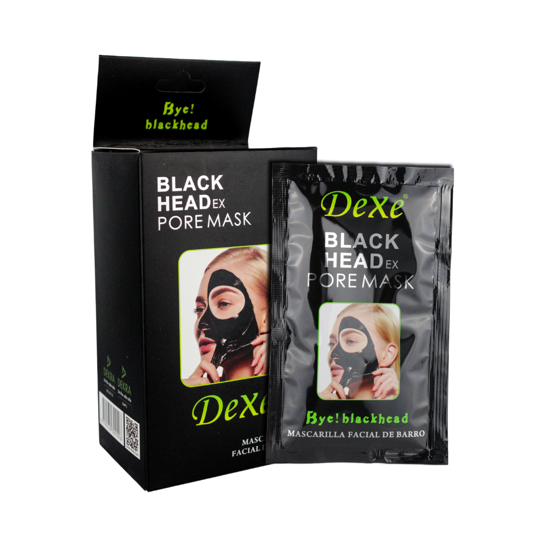 Mascarilla Negra Dexe para Puntos Negros – Caja con 10 Sobres de 20g