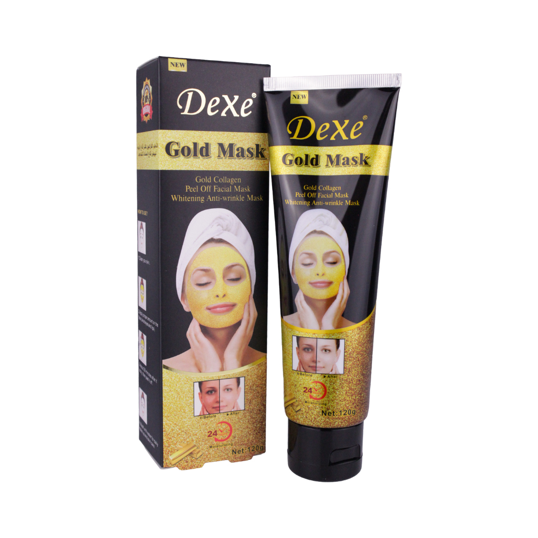 Mascarilla Facial Dorada Blanqueadora y Rejuvenecedora 120ml – Para Piel Normal