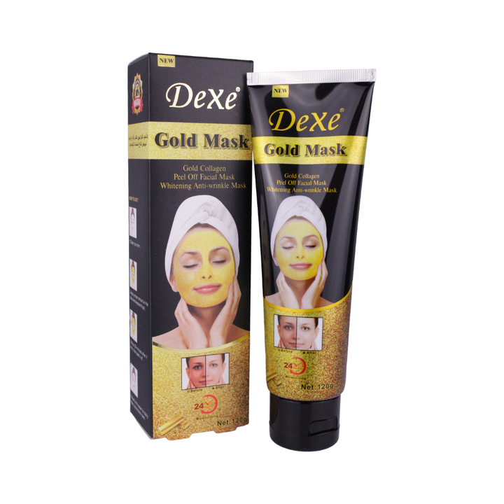 Mascarilla Facial Dorada Blanqueadora y Rejuvenecedora 120ml – Para Piel Normal