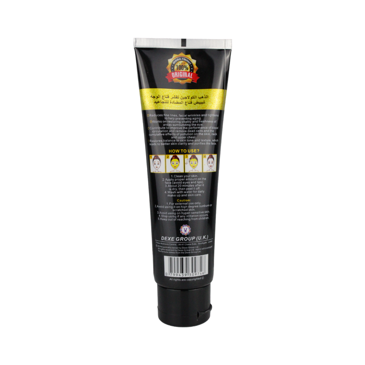 Mascarilla Facial Dorada Blanqueadora y Rejuvenecedora 120ml – Para Piel Normal