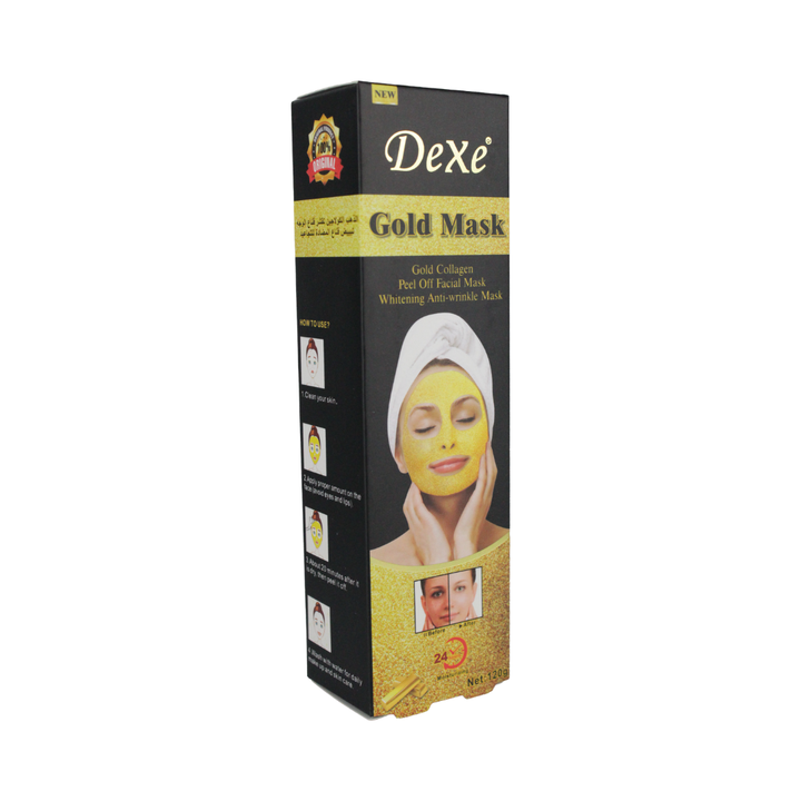 Mascarilla Facial Dorada Blanqueadora y Rejuvenecedora 120ml – Para Piel Normal