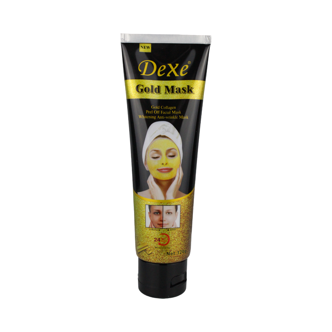 Mascarilla Facial Dorada Blanqueadora y Rejuvenecedora 120ml – Para Piel Normal