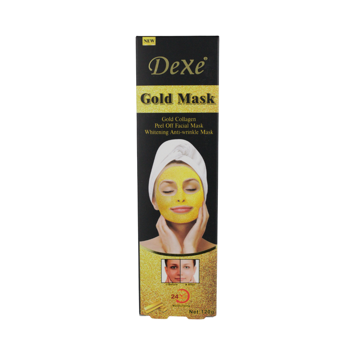 Mascarilla Facial Dorada Blanqueadora y Rejuvenecedora 120ml – Para Piel Normal
