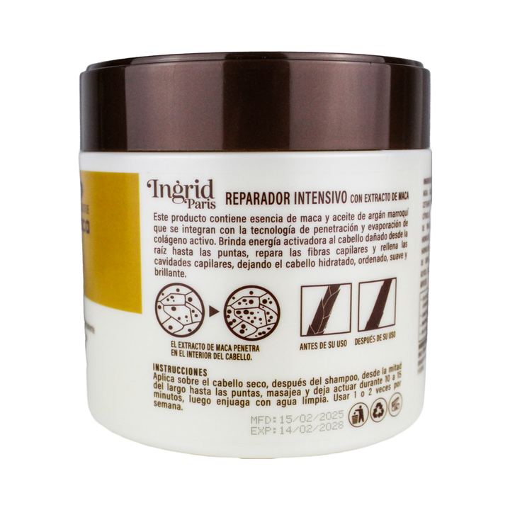 Ingrid Tratamiento Reparador Capilar con Maca – 500 ml