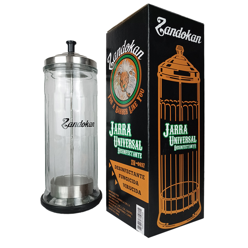 JARRA DE VIDRIO PARA DESINFECTAR ZANDOKAN ZK-0037 1PZ
