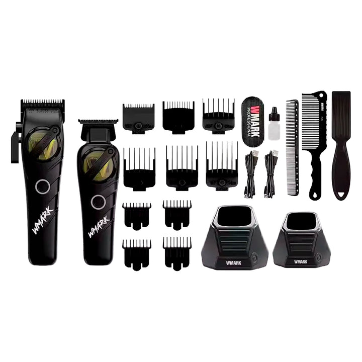 Wmark 2 en 1 Recargable Groming Kit Mod Ng-8313 Color Negro