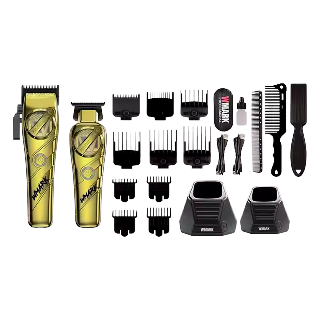Wmark 2 en 1 Recargable Groming Kit Mod Ng-8313 Color Dorado