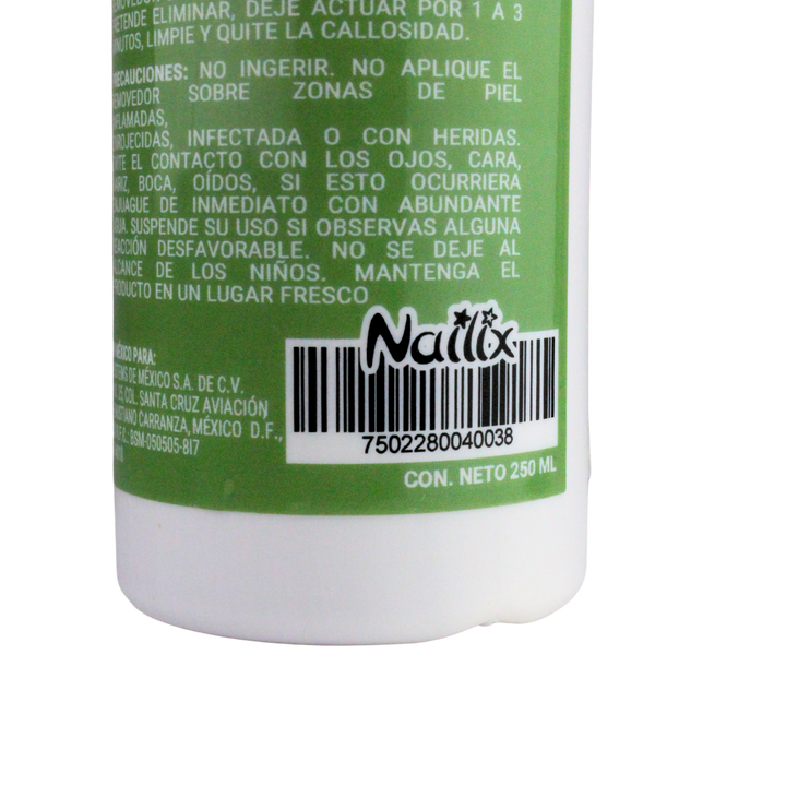Removedor de Callos Nailix 250 ml – Elimina Durezas y Callosidades Rápidamente | Uso Profesional y Doméstico