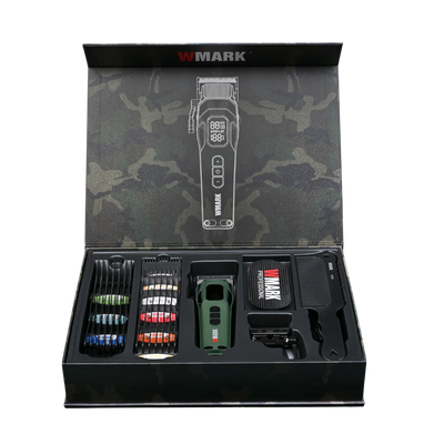 Wmark NG-8080 – Máquina de Corte Profesional Recargable (USB) – 9000 RPM – Verde