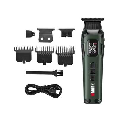 Wmark NG-8280 – Trimmer Profesional Recargable (USB) – 6000 / 8000 RPM – Verde