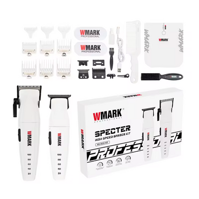 Wmark NG-8632 – Barber Kit Profesional Recargable (USB) – 9000 RPM – Cuchilla de Cerámica – Todo en Uno