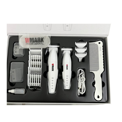 Wmark NG-8632 – Barber Kit Profesional Recargable (USB) – 9000 RPM – Cuchilla de Cerámica – Todo en Uno