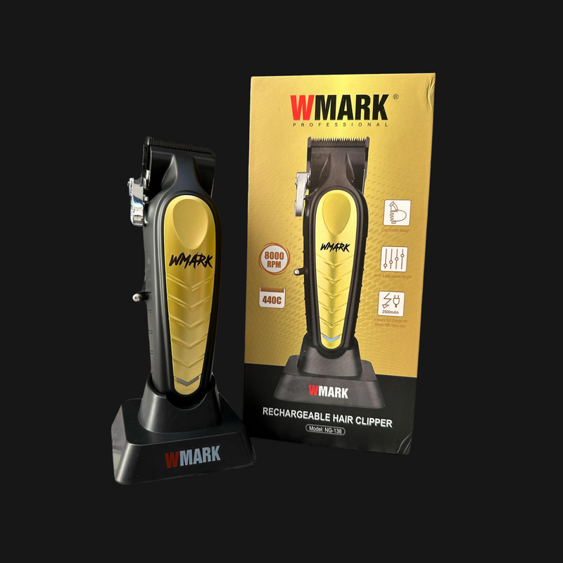 WMark NG-138 – Máquina de Corte Recargable con Cuchilla de Cerámica y Motor de Alta Velocidad