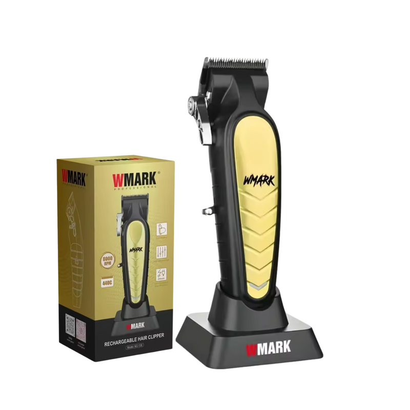 WMark NG-138 – Máquina de Corte Recargable con Cuchilla de Cerámica y Motor de Alta Velocidad