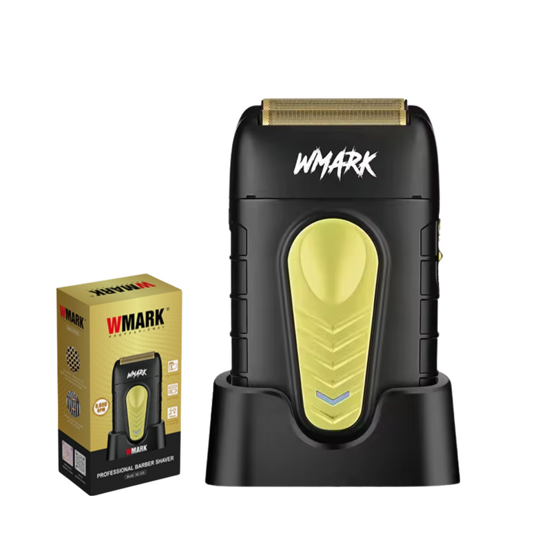 WMark NG-938 – Rasuradora Profesional con Cabezal Doble y Lámina de Titanio