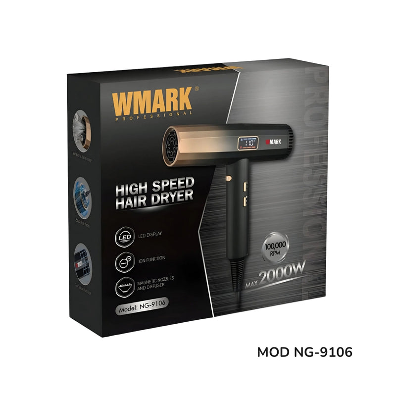 WMark Secadora Profesional de Alta Velocidad Mod. NG-9106
