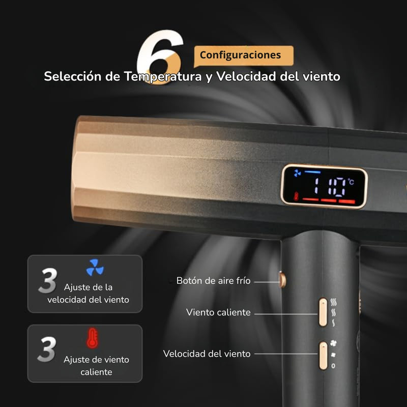 WMark Secadora Profesional de Alta Velocidad Mod. NG-9106