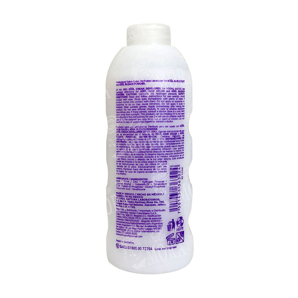 KUUL PERÓXIDO 20 VOL 135 ML