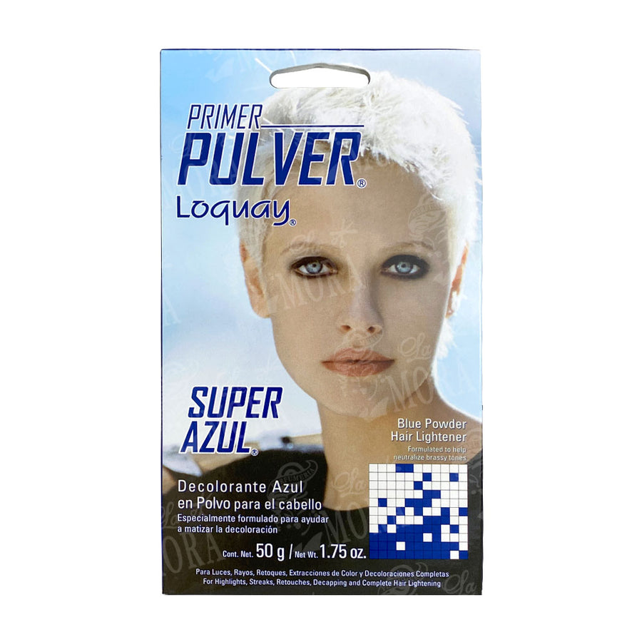 LOQUAY PRIMER PULVER POLVO DECOLORANTE SUPER AZUL 50GR