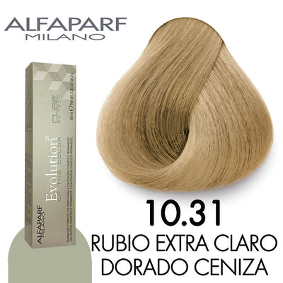 ALFAPARF TINTE 10.31 RUBIO EXTRACLARO DORADO CENIZA 58.2 GR