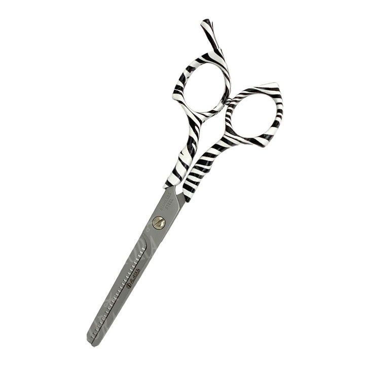 ALASKA TIJERA DE CORTE DE CABELLO DE ENTRESACAR TATOO ZEBRA