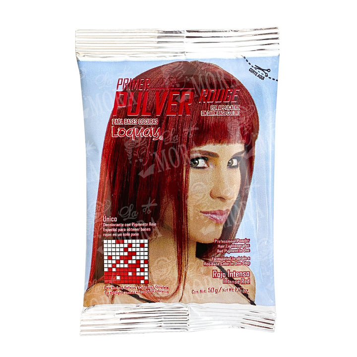 LOQUAY PRIMER PULVER POLVO DECOLORANTE ROUGE 50 GR