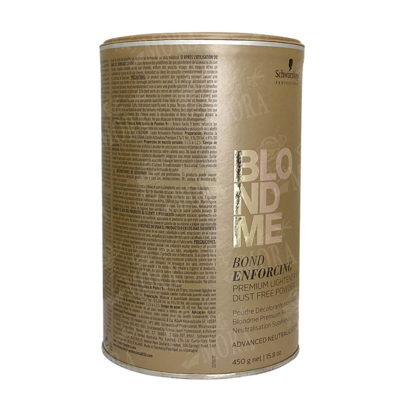 SCHWARZKOPF PROFESSIONAL BLONDME POLVO DECOLORANTE PREMIUM 9+ 450GR
