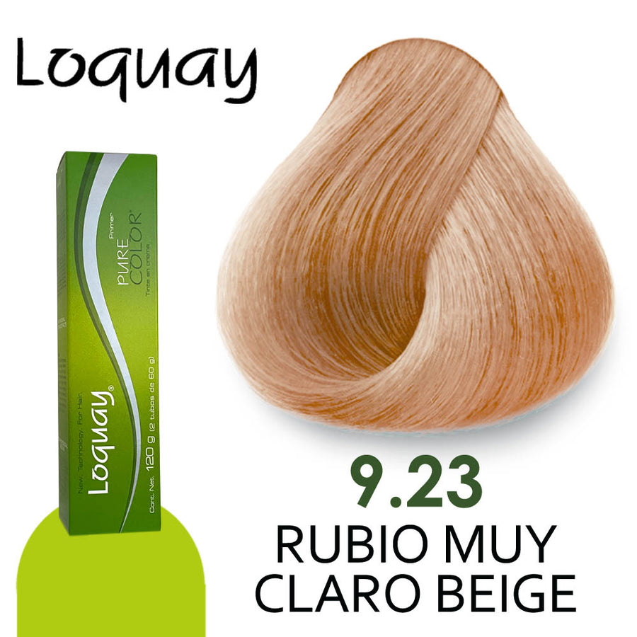 LOQUAY TINTE LQ9.23 RUBIO MUY CLARO BEIGE 120GR
