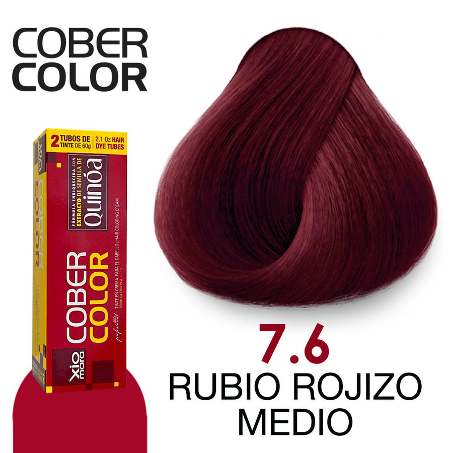 XIOMARA TINTE CC7.6 RUBIO ROJIZO MEDIO 120GR