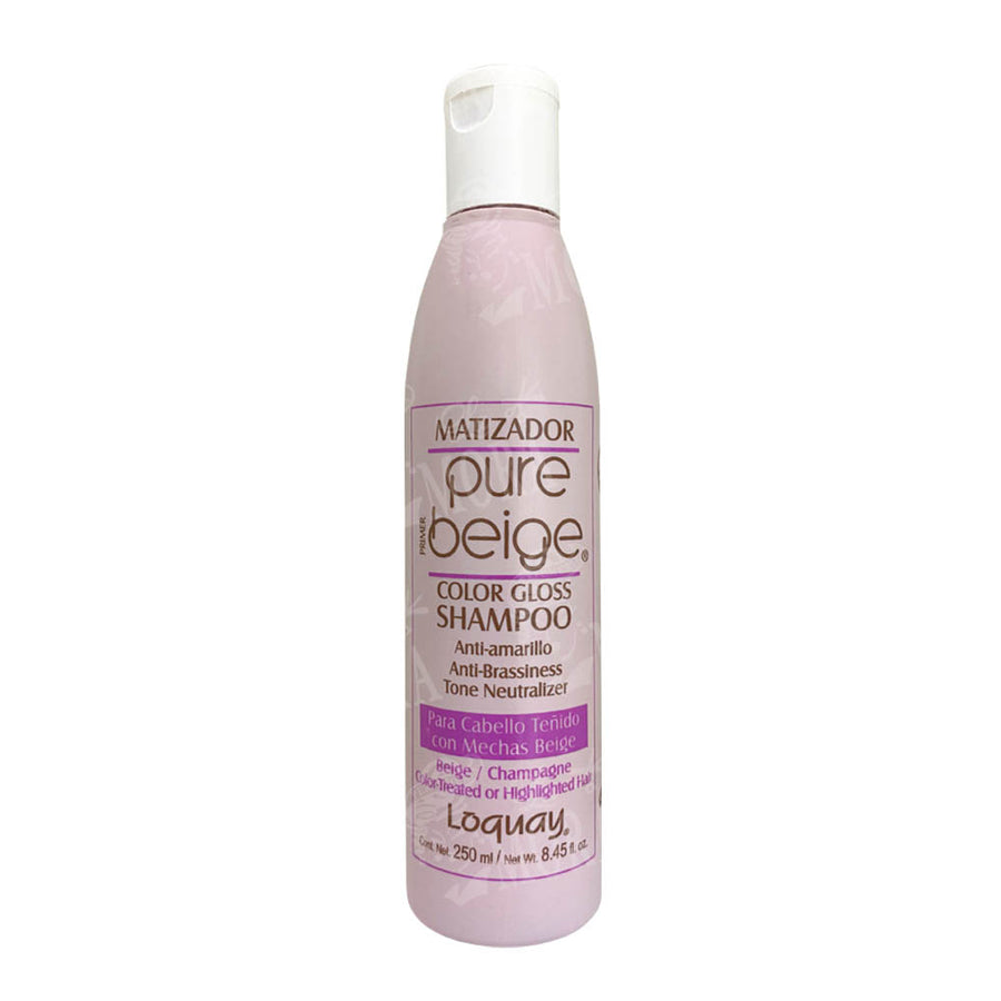 LOQUAY SHAMPOO MATIZADOR PURE BEIGE 250ML