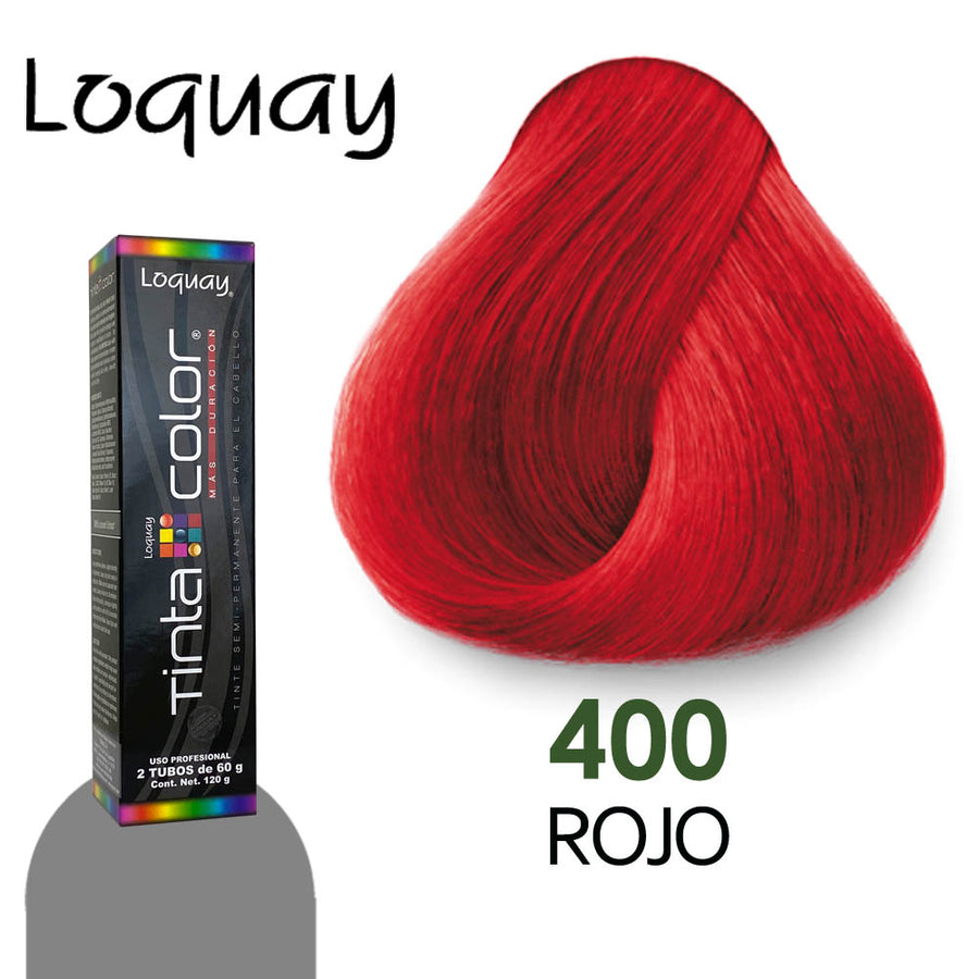 LOQUAY TINTE LQ400 ROJO 60 GR