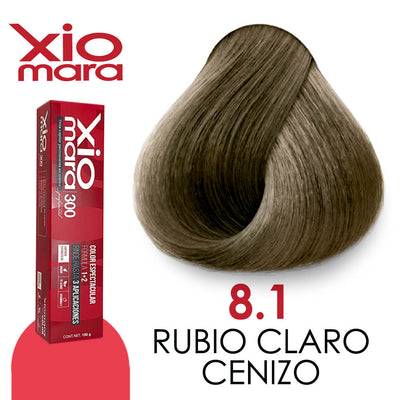 XIOMARA TINTE X8.1 RUBIO CLARO CENIZO 100 GR