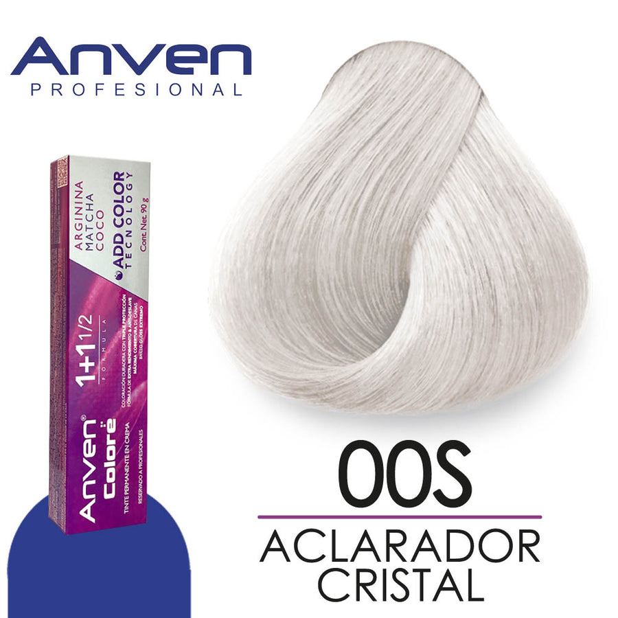 ANVEN TINTE A00S ACLARADOR CRISTAL 90GR