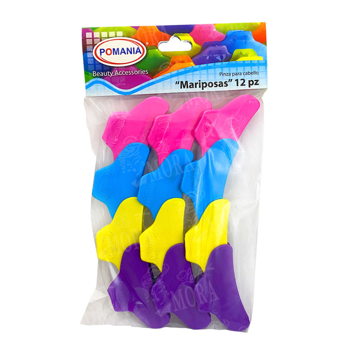 POMANIA PINZA DE MARIPOSA DE COLOR MULTIUSOS
