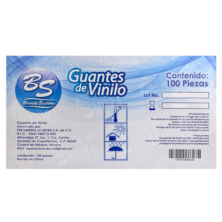 BEAUTY SISTEM GUANTES VINILO