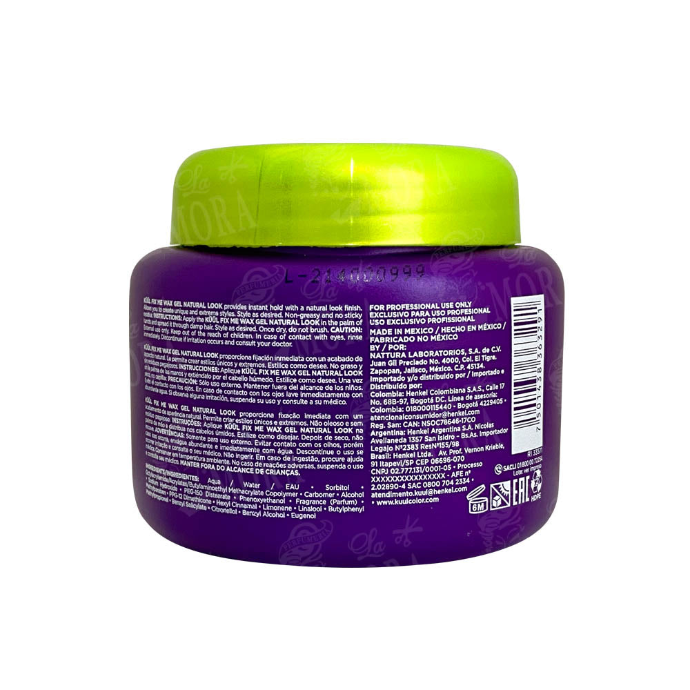 KUUL WAX GEL PARA CABELLO CON ASPECTO NATURAL 270 GR
