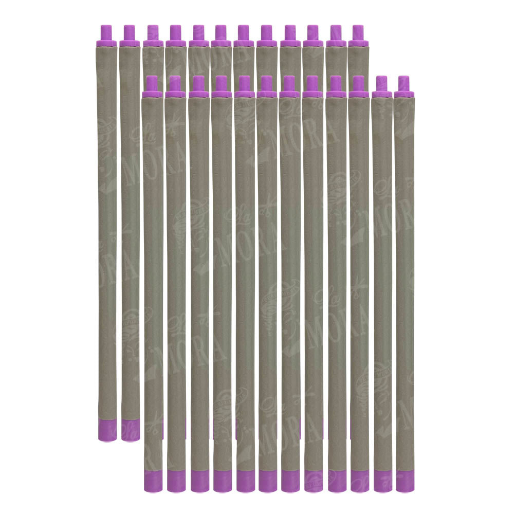 KIQUE RIZADOR BOOMERANG MORADO PEQUEÑO 24 PZAS