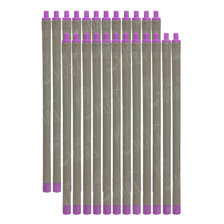 KIQUE RIZADOR BOOMERANG MORADO PEQUEÑO 24 PZAS