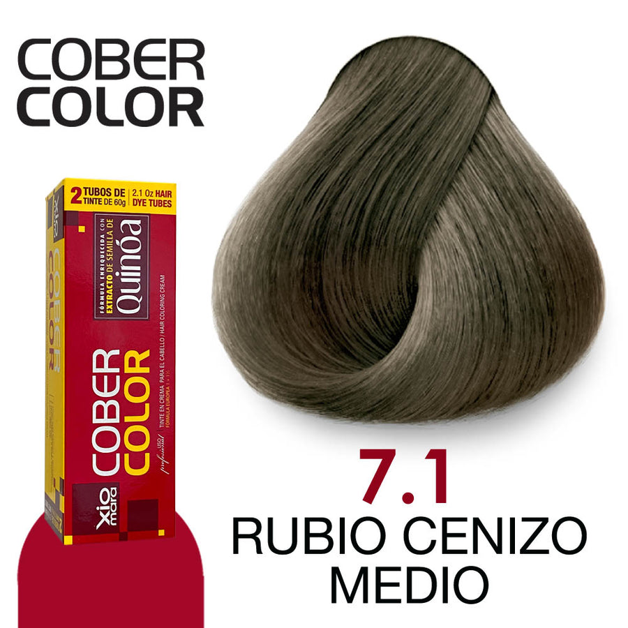 XIOMARA TINTE CC7.1 RUBIO CENIZO MEDIO 120GR