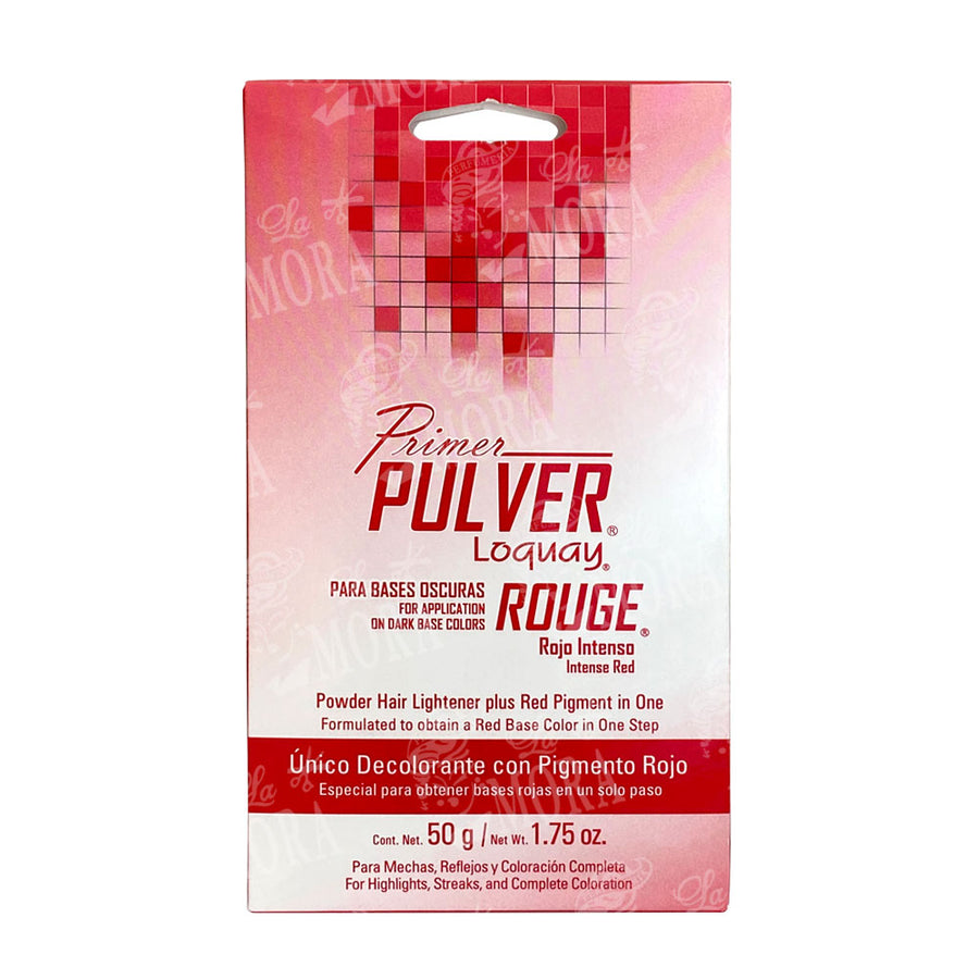 LOQUAY PRIMER PULVER POLVO DECOLORANTE ROUGE 50 GR