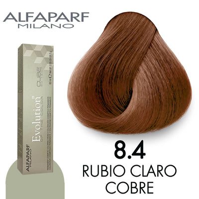 ALFAPARF TINTE 8.4 RUBIO CLARO COBRE 58.2 GR