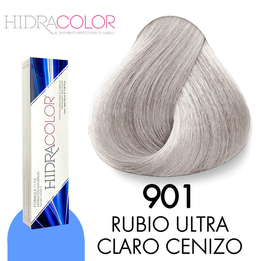 HIDRACOLOR TINTE H901 RUBIO ULTRA CLARO CENIZO 90 ML