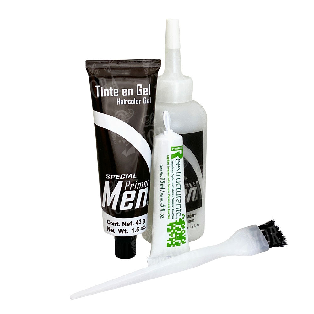 LOQUAY TINTE ESPECIAL PRIMER MEN CASTAÑO OSCURO